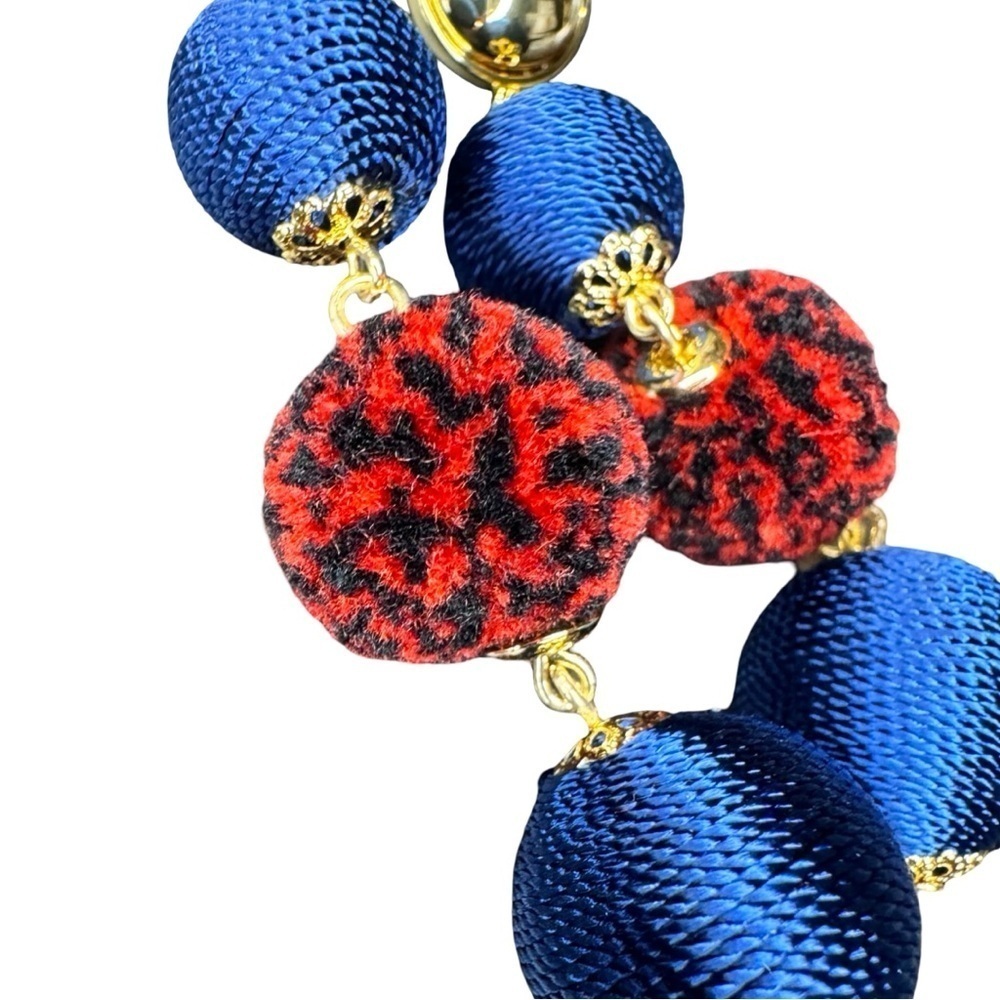 Rebecca Minkoff Pom-Pom Drop Earrings NWT - Picture 5 of 5